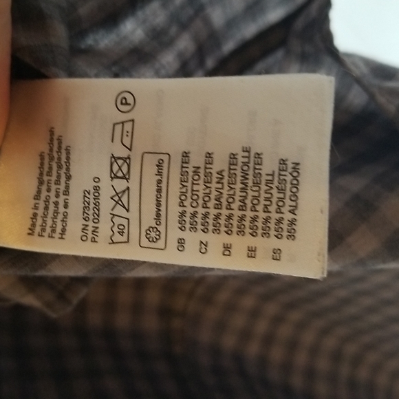 Gray check button down - Picture 4 of 5